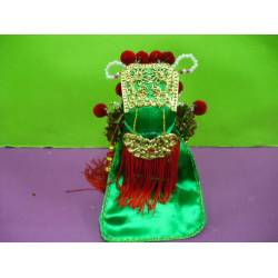 傳統木偶頭盔~夫子盔(綠)